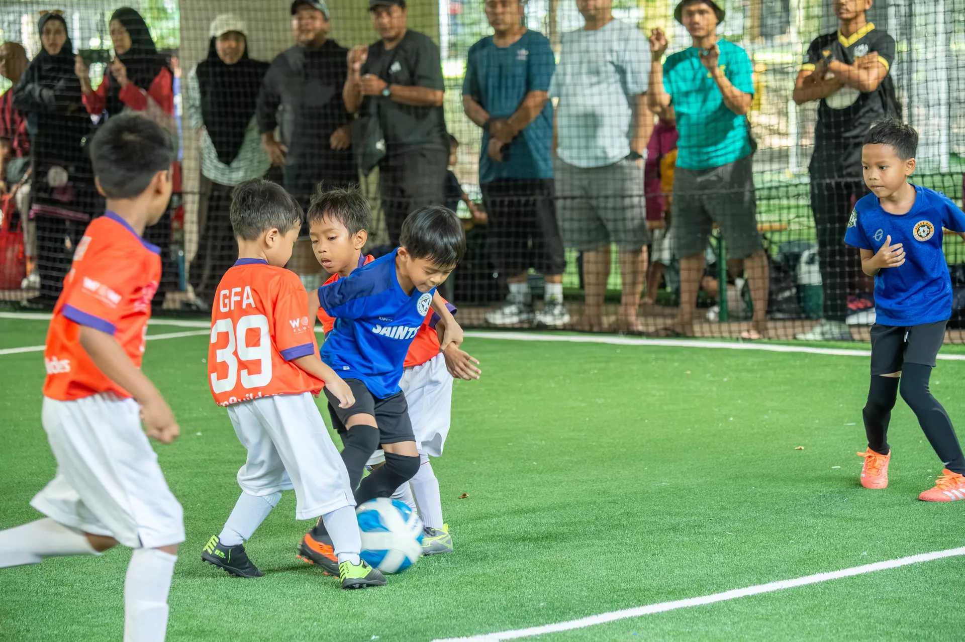 Youth football match at The ARK Sports Village